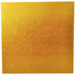 4mm MDF CAKE BOARD - Square Gold 12"