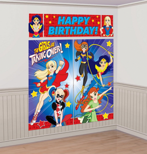 Scene Setter Wall Decorating Set - DC SUPER HERO GIRL