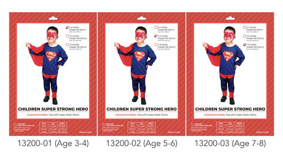 SUPERHERO (CAPE, MASK & PANTS) - BOY