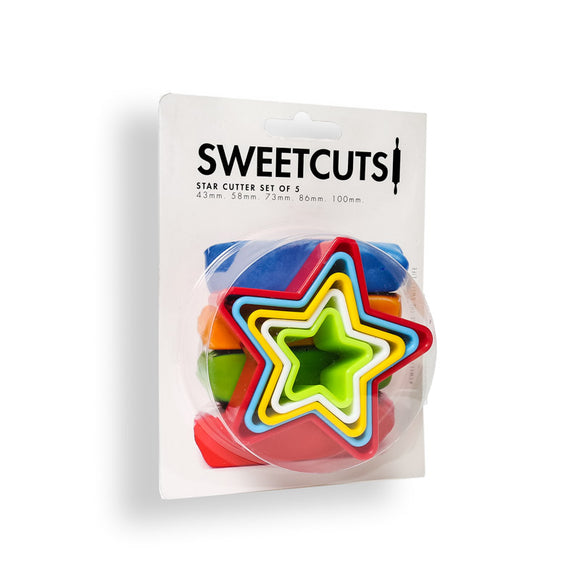 SWEETCUTS Cookie Cutter Set of 5 - STAR