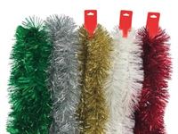 Tinsel Traditional- Assorted Colours 2m