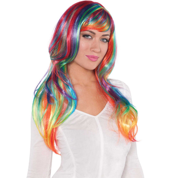 Glamorous Wig - RAINBOW