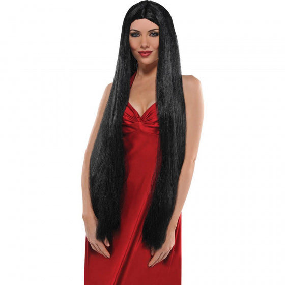 Witch Wig - BLACK (Morticia Addams)