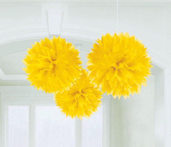 Fluffy Decoration - Yellow